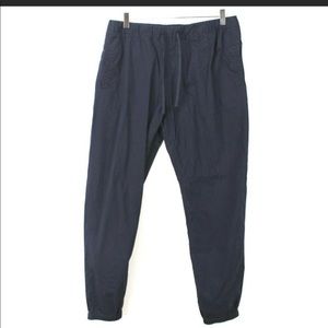 COS Mens Trousers Pants Joggers Blue Drawstring